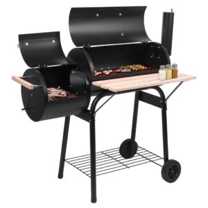 Outdoor Oil Drum Charcoal Grill